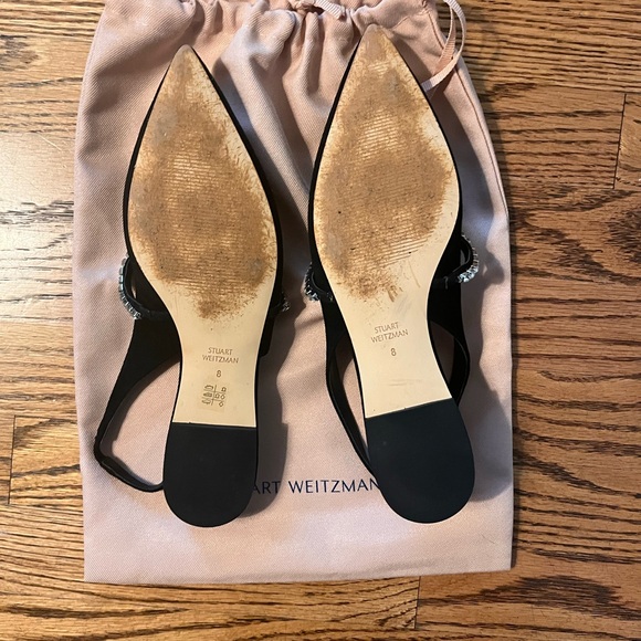 Stuart Weitzman Crystalline Slingback Flat - Picture 4 of 8